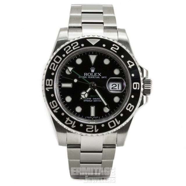 Stainless Steel Rolex GMT-Master II 116710 40 mm